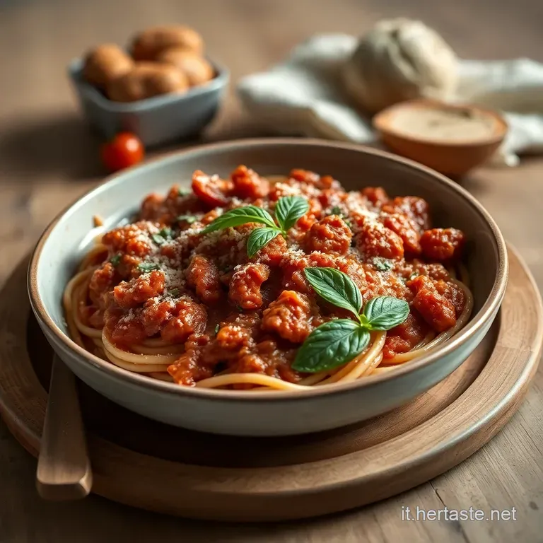 Rag&ugrave; Alla Bolognese: Ricetta Tradizionale presentation