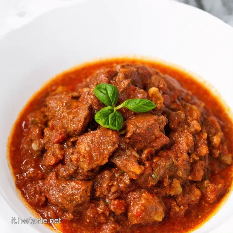 Rag&ugrave; di Carne Classico della Nonna con un Tocco del Chef