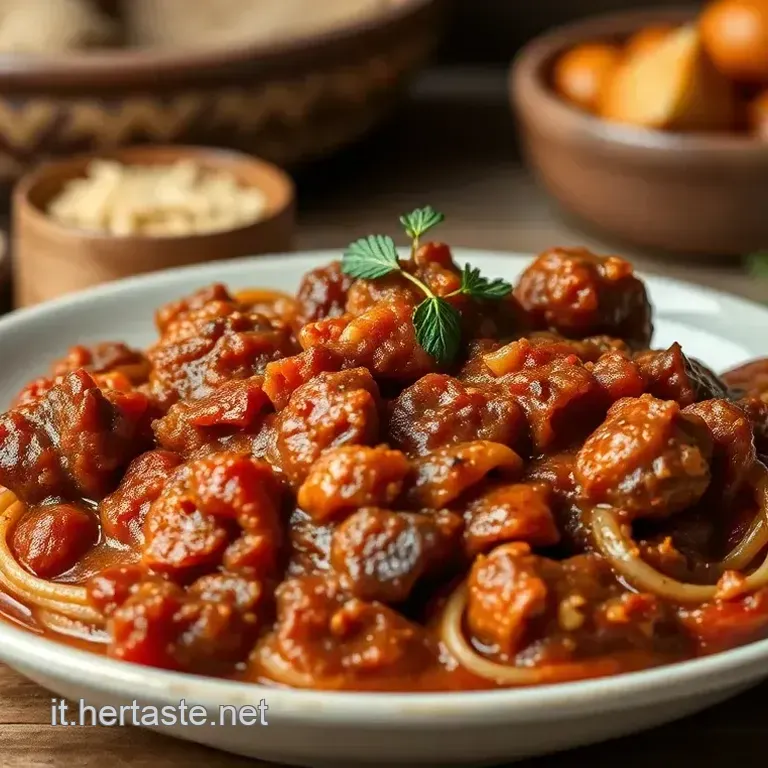 Rag&ugrave; di Cinghiale Tradizionale