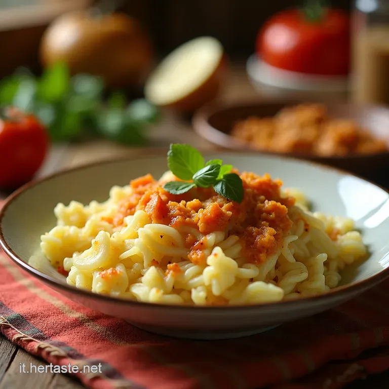 Riso E Patate Ricetta Tradizionale Pugliese presentation
