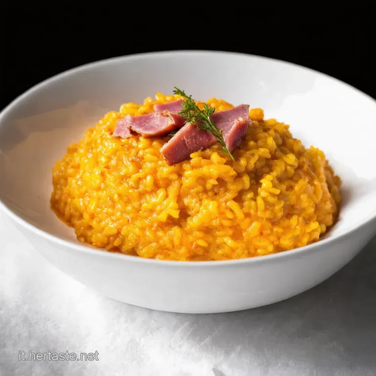 Risotto Cremoso Speck e Zucca