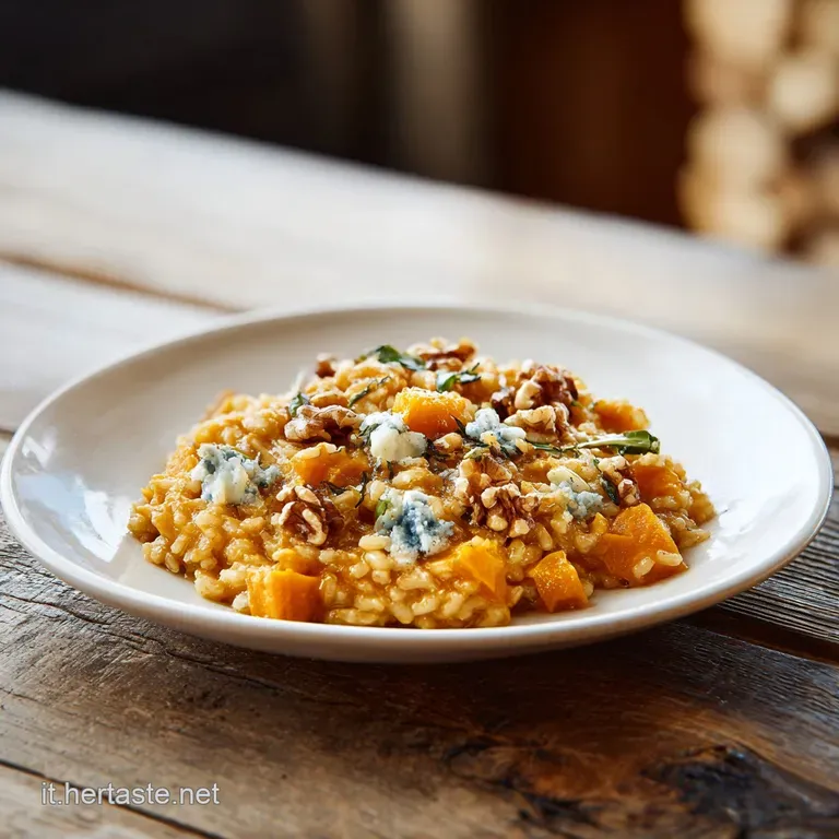 Risotto Zucca Gorgonzola e Noci