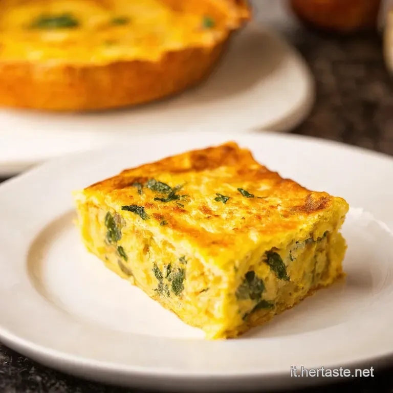 Rotolo Di Frittata Estivo Con Prosciutto Mozzarella E Pesto presentation