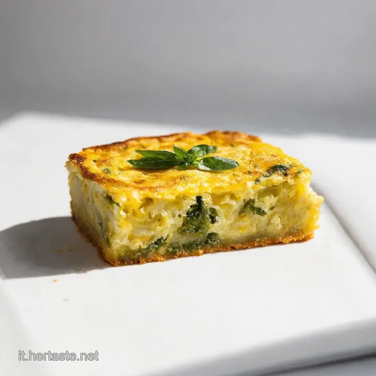 Rotolo di Frittata Estivo con Prosciutto Mozzarella e Pesto