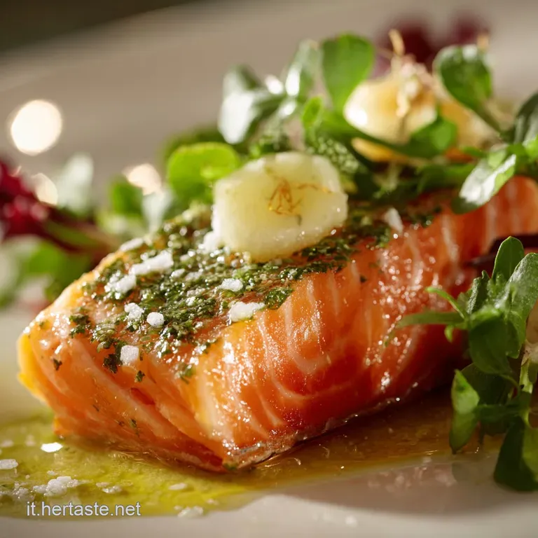Salmone Al Burro Allaglio E Limone Ricetta Veloce E Da Chef presentation