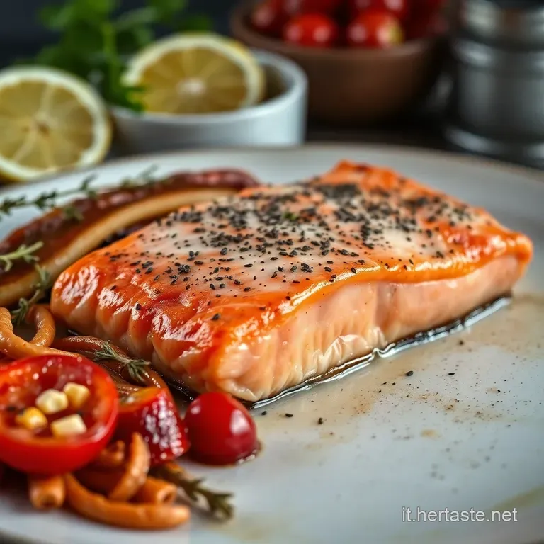 Salmone al Limone e Rosmarino