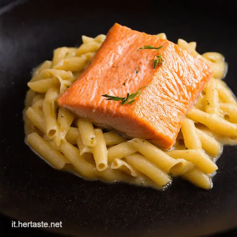 Salmone Cremoso E Saporito Con Pasta: Un Classico Italiano Rivisitato presentation