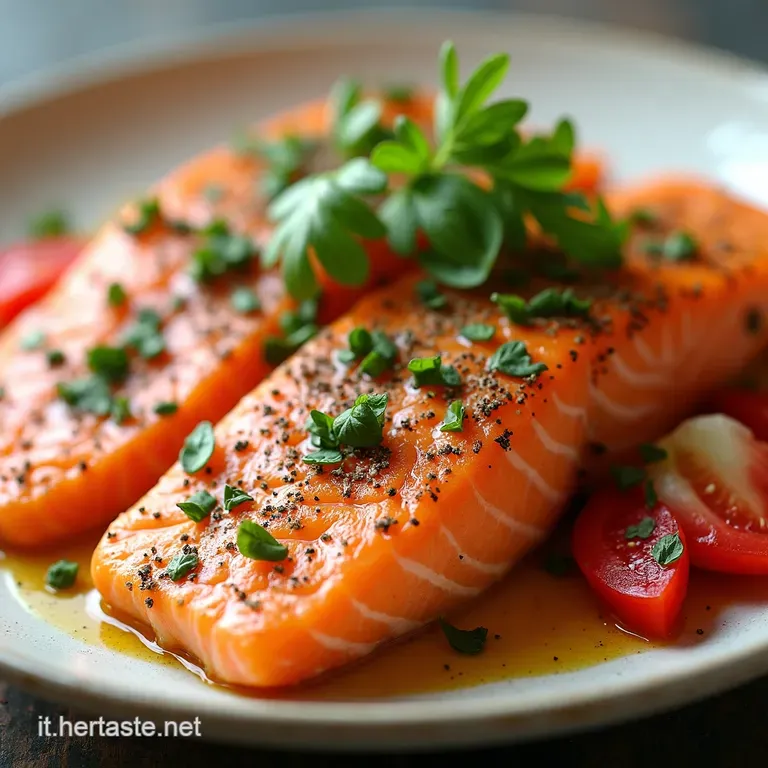 Salmone Croccante al Limone in Friggitrice ad Aria