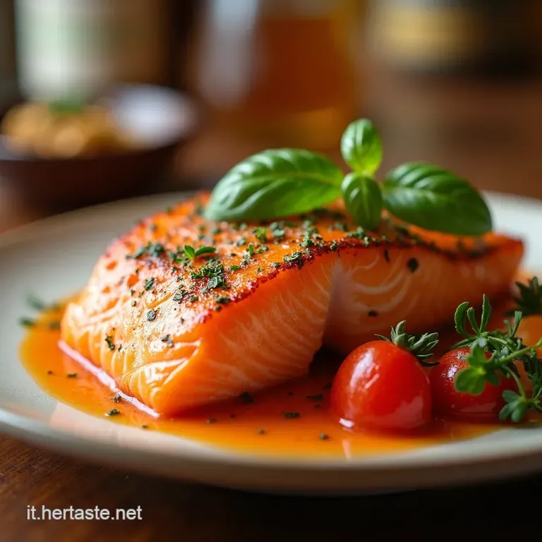 Salmone Marinato a Modo Mio Sapore Autentico Ricetta Semplice presentation