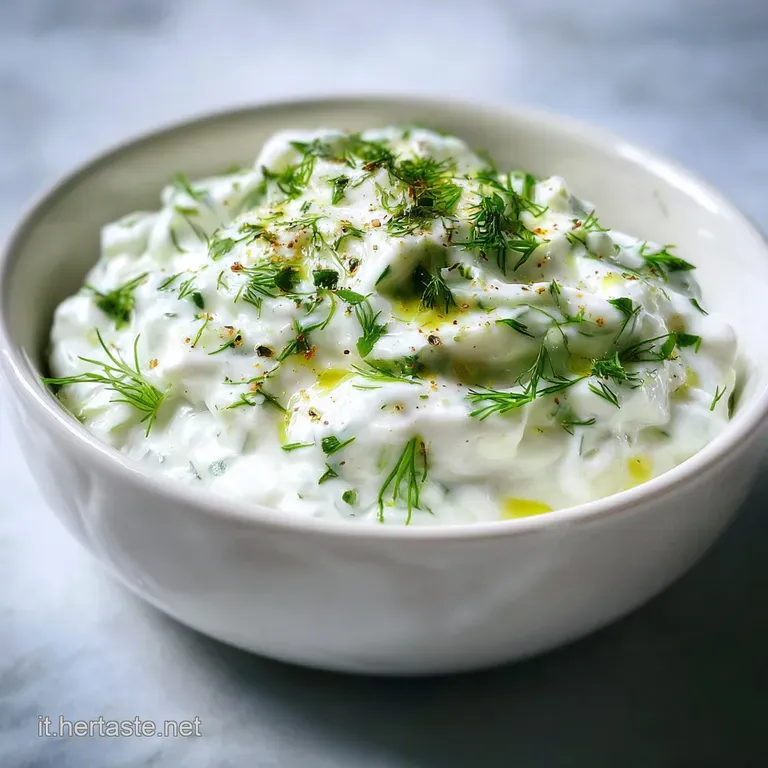 Salsa Tzatziki: Crema Vellutata all Aneto