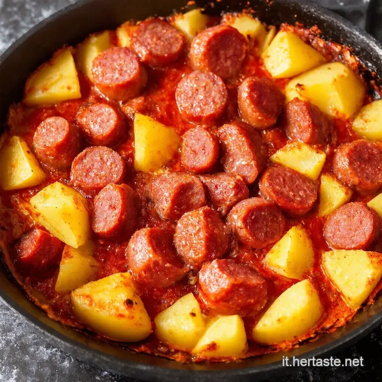 Salsiccia e Patate al Forno alla Romana