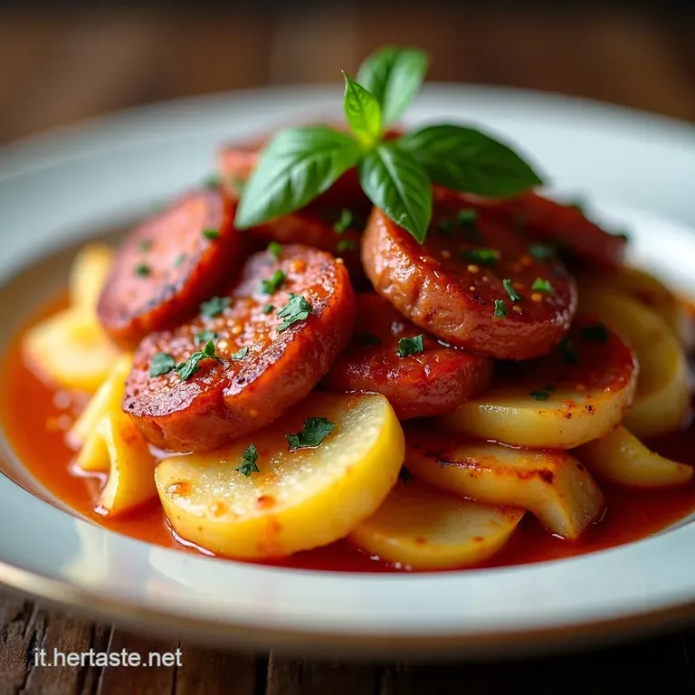 Salsiccia e Patate al Forno Un Classico Italiano