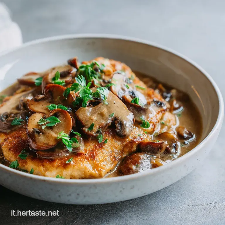 Scaloppine di Vitello ai Funghi: Cremina Setosa in 15 Minuti