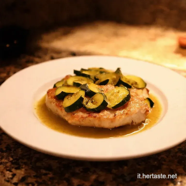 Scaloppine Di Maiale Con Zucchine E Pancetta Al Limone presentation