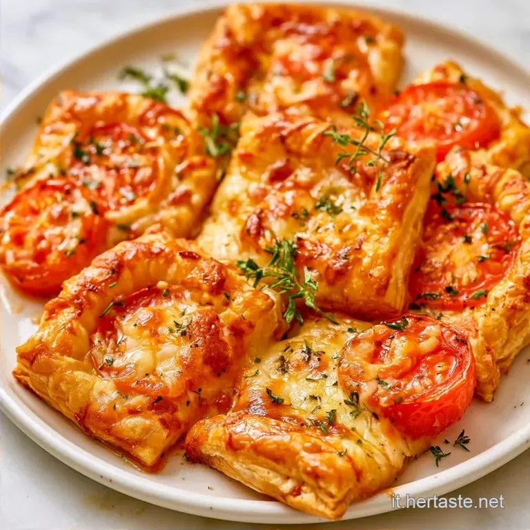 Sfogliatine Pomodoro Mozzarella in 30 Minuti