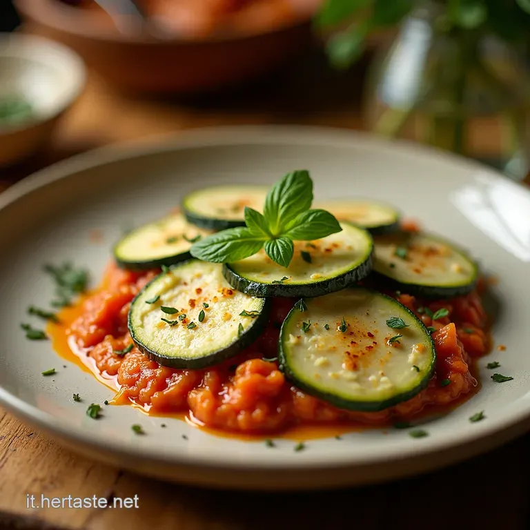 Sformato Di Zucchine E Feta presentation