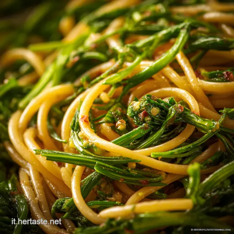 Spaghetti agli agretti: lessenza della cucina italiana di primavera