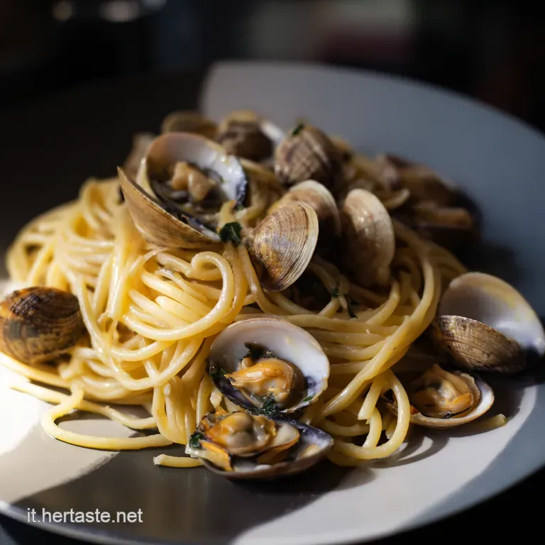 Spaghetti Alle Cozze E Vongole presentation