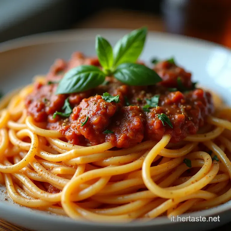 Spaghetti Rustici alla San Martino Un Sugo Avvolgente con Salsiccia Fresca e Funghi Porcini Secchi
