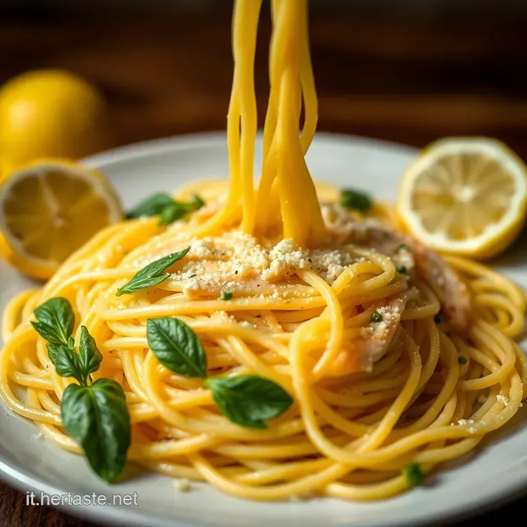 Spaghetti Tonno E Limone: Un Tuffo Di Freschezza presentation