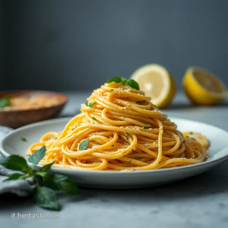 Spaghetti Tonno e Limone: Un Tuffo di Freschezza