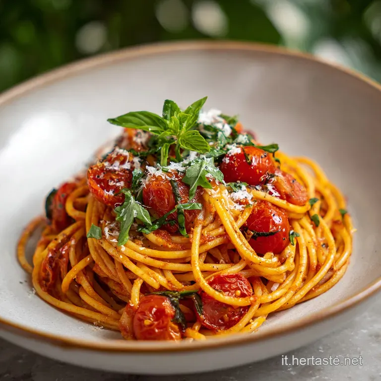 Spaghetti Super Veloci in 10 Minuti al Pomodoro