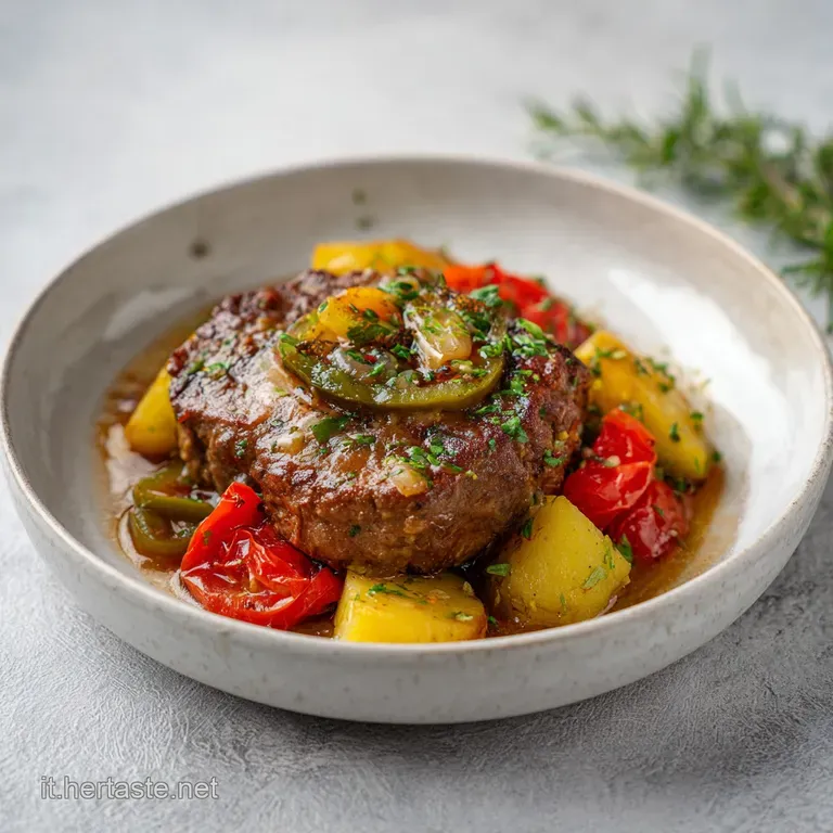 Plump, golden-brown veal pieces nestled in a rustic bowl, drizzled with sauce, alongside crusty bread.