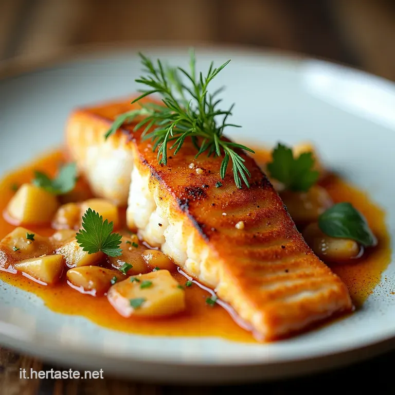 Spigola al Cartoccio Essenza Mediterranea Succulenta e Leggera