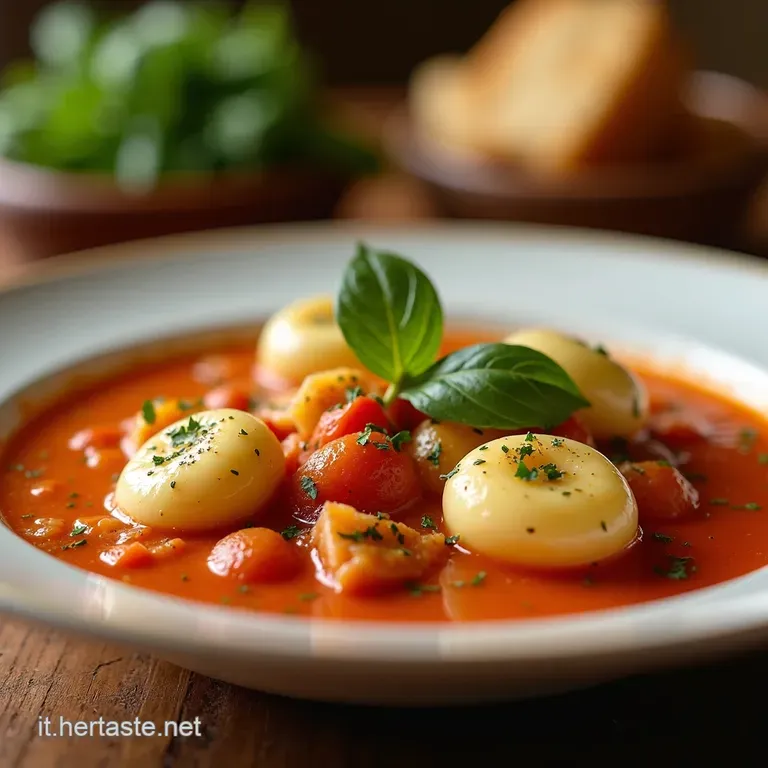 Stracciatella Alla Romana Labbraccio Confortante Della Nonna presentation