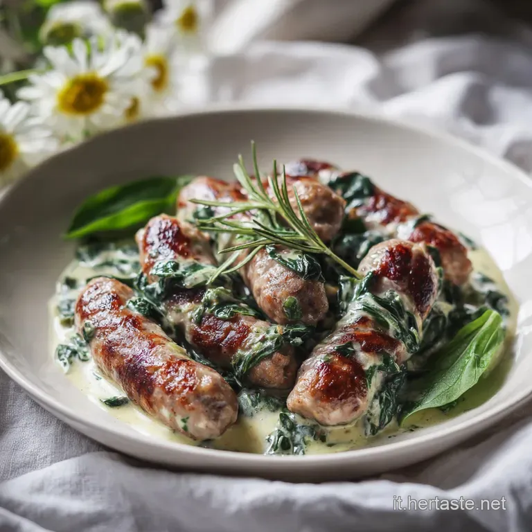 Strangozzi alla Norcina con Salsiccia: Crema Vellutata