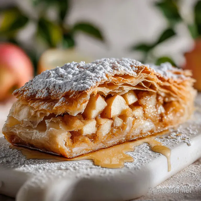Strudel di Mele Veloce con Pasta Sfoglia