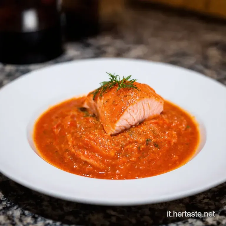 Sugo Al Salmone Cremoso presentation