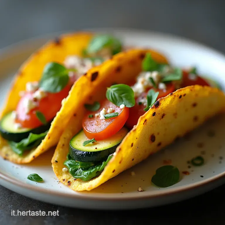 Tacos Estivi di Zucchine Dorate Croccanti e Profumati