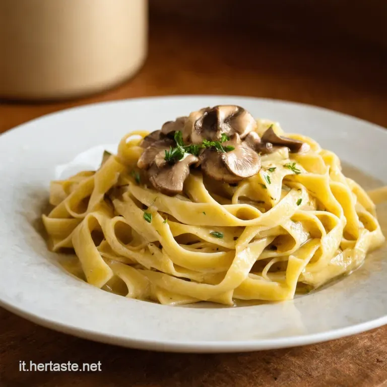 Tagliatelle Ai Funghi Profumo Di Bosco in Tavola presentation