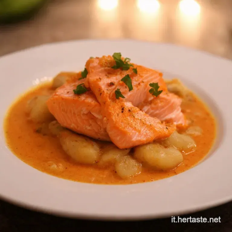 Tagliatelle Al Salmone Affumicato E Limone presentation