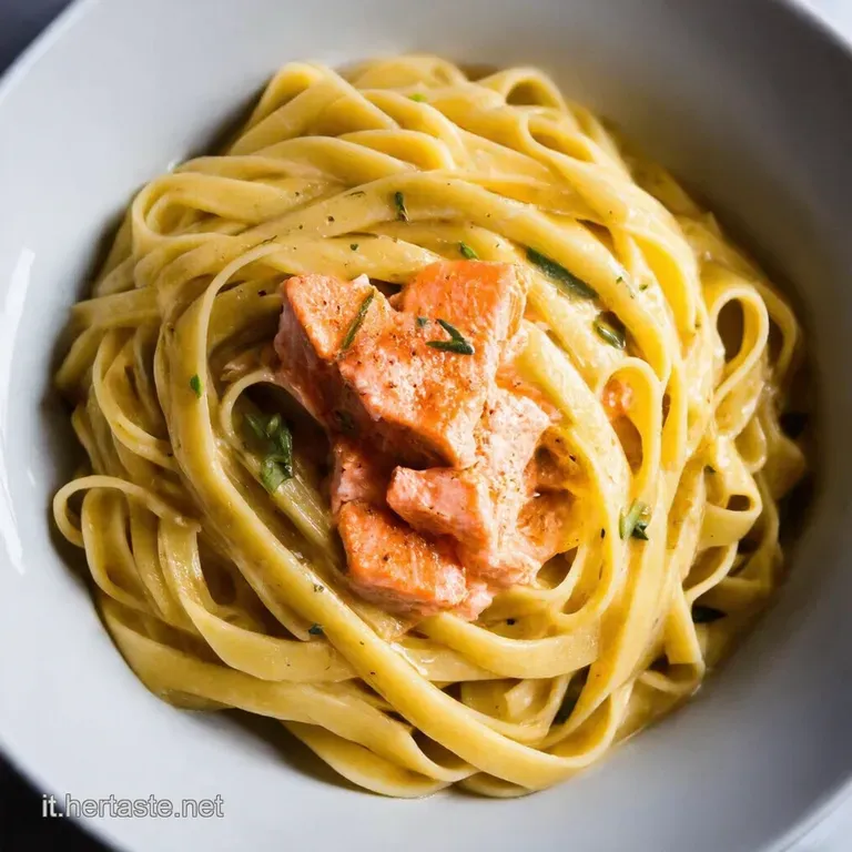 Tagliatelle Panna e Salmone Un Classico Rivisitato con Amore