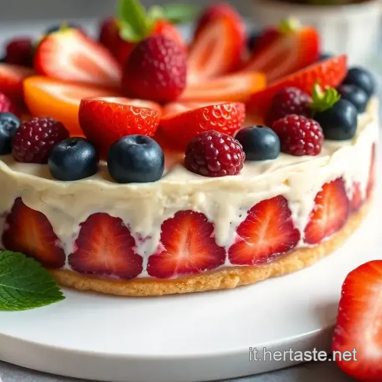 Torta Arcobaleno di Frutta Fresca: Un Classico Estivo!