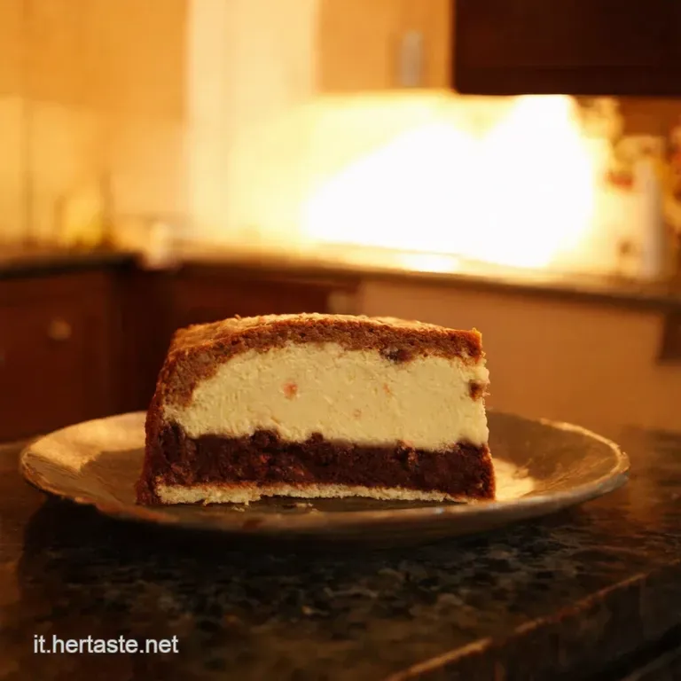 Torta Caprese Al Cioccolato Con Crema Al Mascarpone presentation