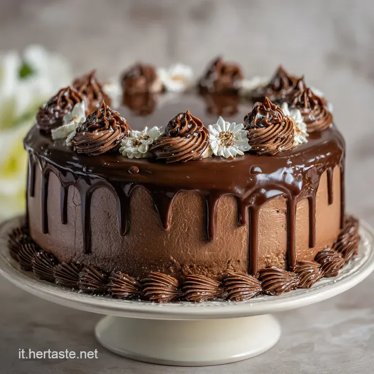 Torta di Compleanno al Cioccolato Morbida