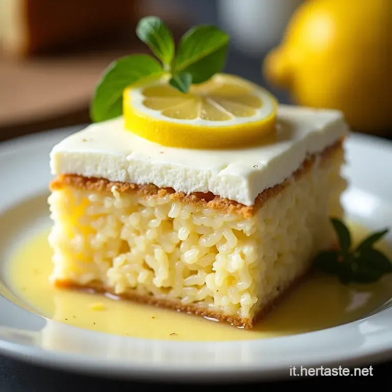 Torta Crema e Limone Un Raggio di Sole in Ogni Morso