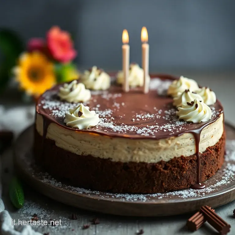 Torta di Compleanno con Vele di Cioccolato
