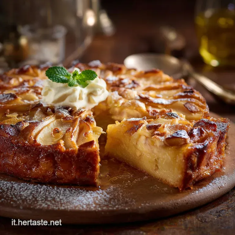Torta di Mele della Nonna Sofficissima Umida e con Cuore Cremoso