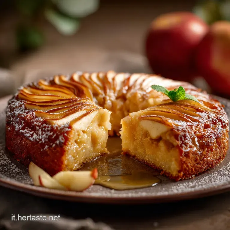 Torta di Mele Soffice di Mondov&igrave; Il Dolce Perfetto Alto e Umido