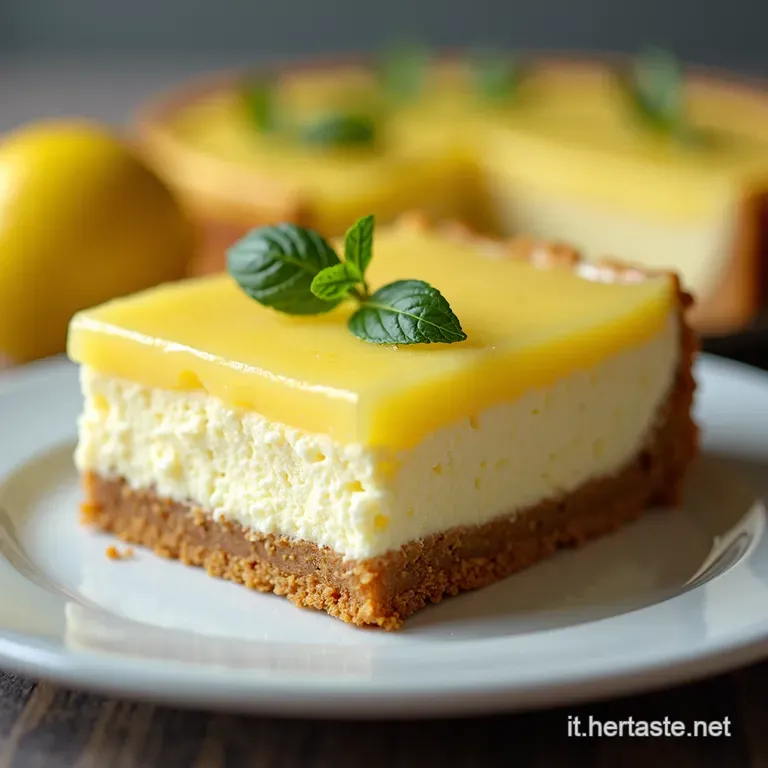 Torta di Ricotta e Limone Un Classico Italiano con un Tocco di Freschezza