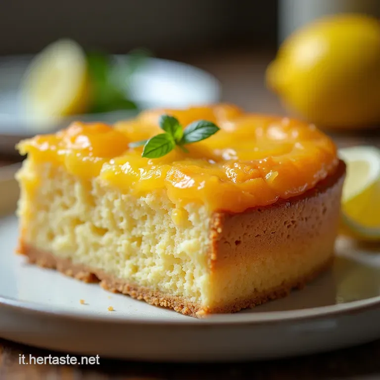 La Nonnas Segreto Torta Ricca al Limone e Mandorle Senza Lievito
