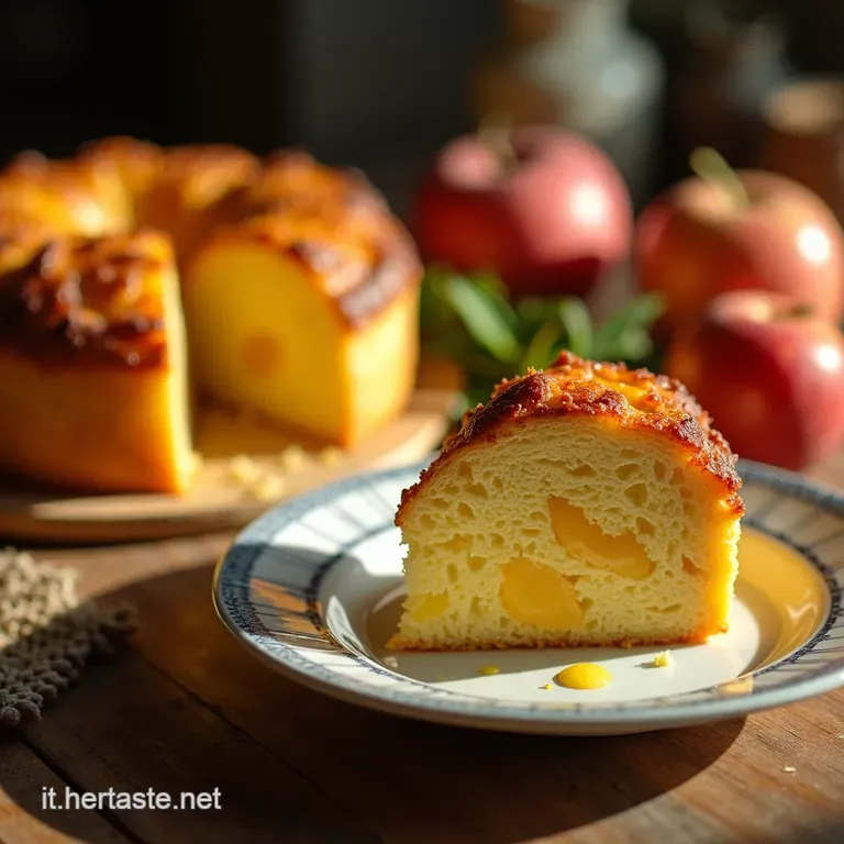 La Mia Mela Doro Torta Classica Di Mele E Cannella Con Crosta Friabile presentation