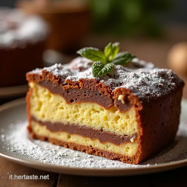 Torta Paradiso Al Cioccolato E Cocco presentation
