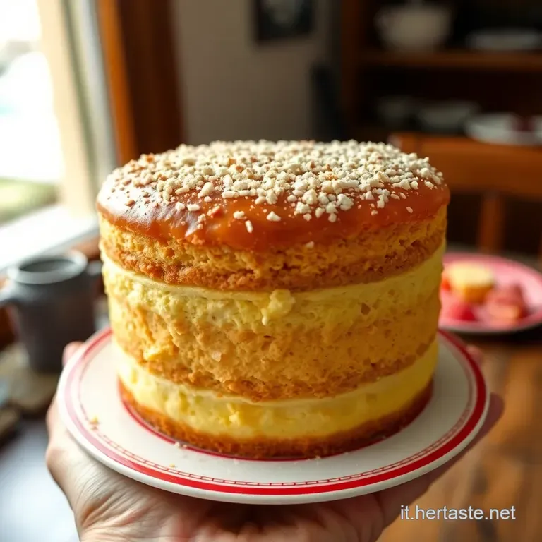 Torta Pasticciotto La Ricetta Originale Salentina presentation