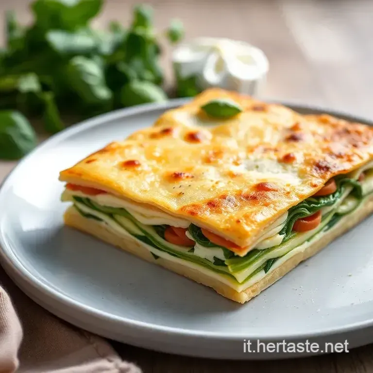 Torta Salata di Pasta Sfoglia Ricotta e Spinaci