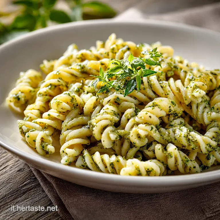 Trofie Al Pesto Genovese (Fatte in Casa!) presentation